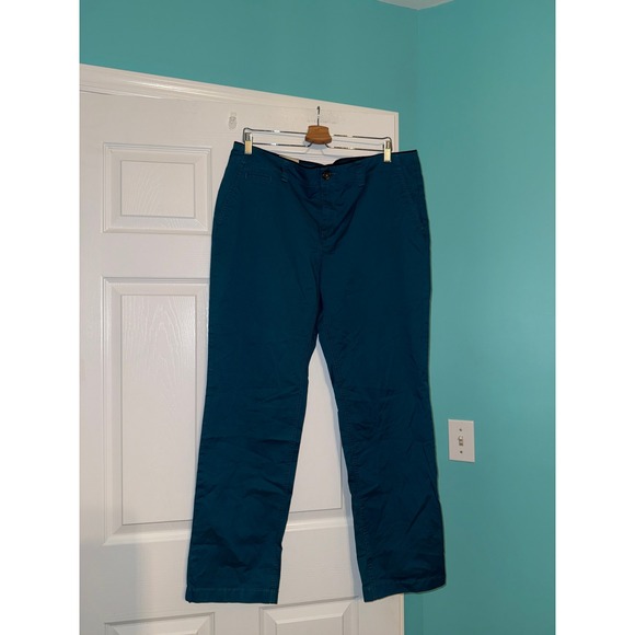 Tommy Hilfiger Pants - Tommy Hilfiger Avery Relaxed Fit Chino Pants Teal Blue Size 16 NWT